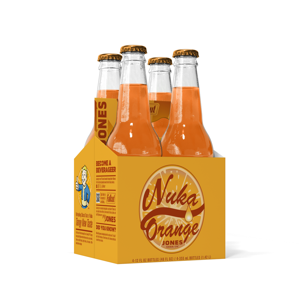 Jones Soda Nuka-Cola Orange 4-Pack